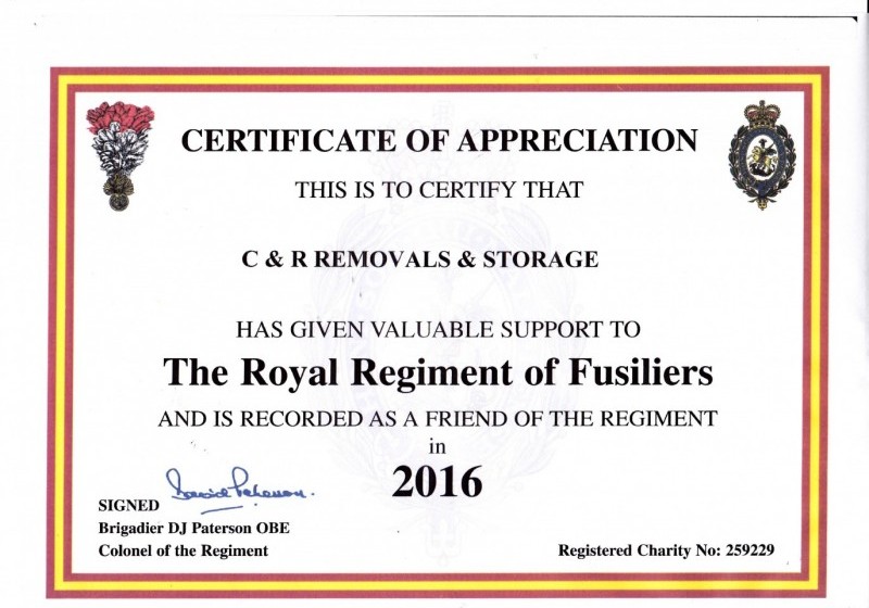 C&R sponsor welfare charity.